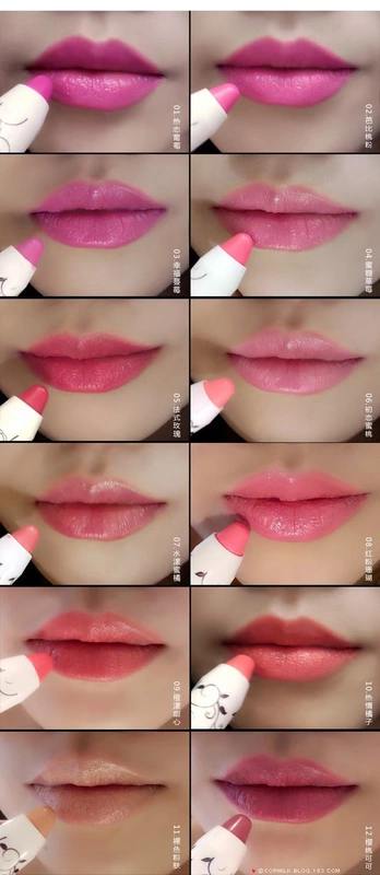 Clearance Solone Smile Shufulei Powder Lipstick Stick / Lipstick Stick / Son dưỡng ẩm Giữ ẩm son merzy m1