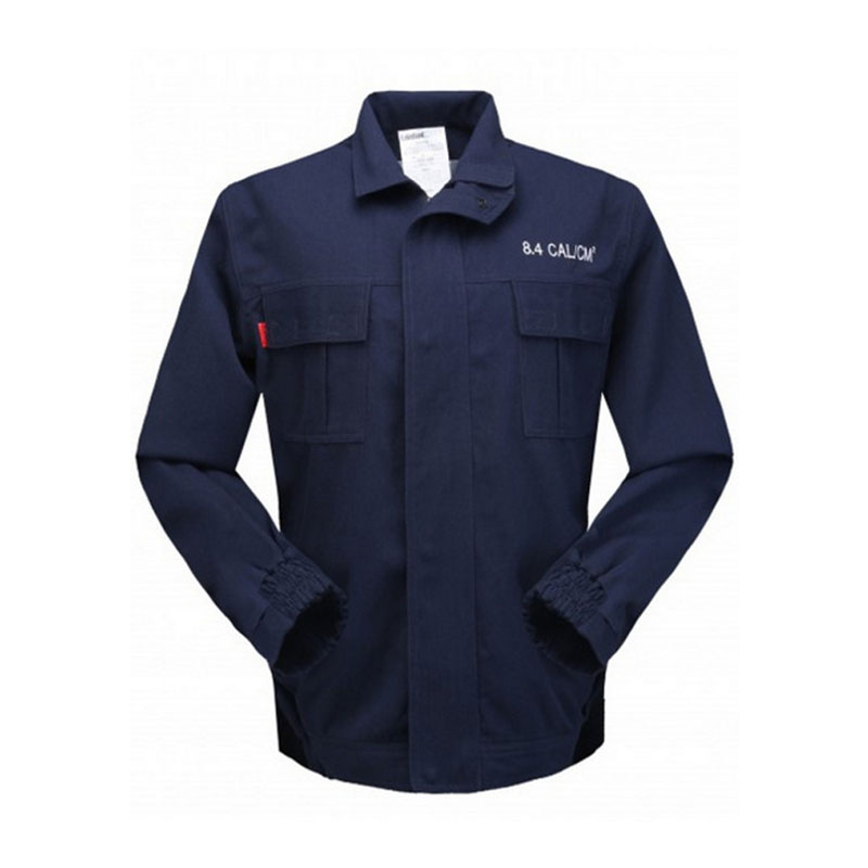 Rekland AR8-J-IUS anti-arc jacket on the back of the