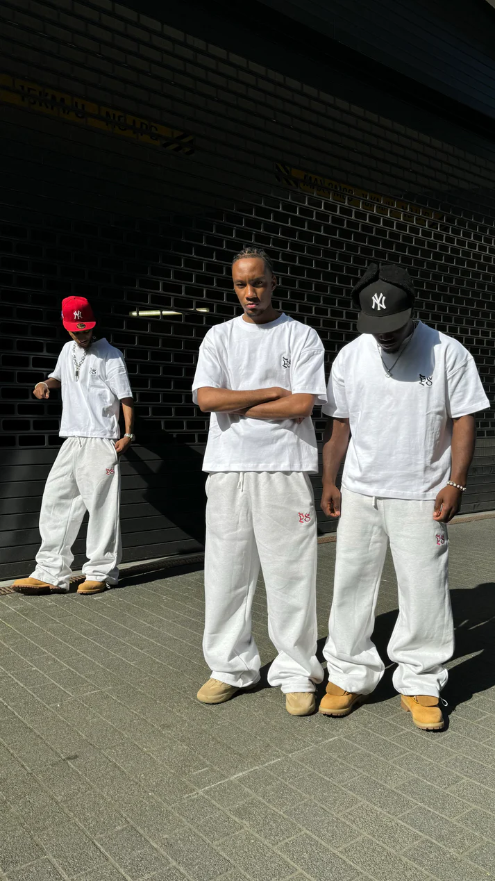 Тренировочные брюки pepe studio baggy pants 红色刺绣卫裤