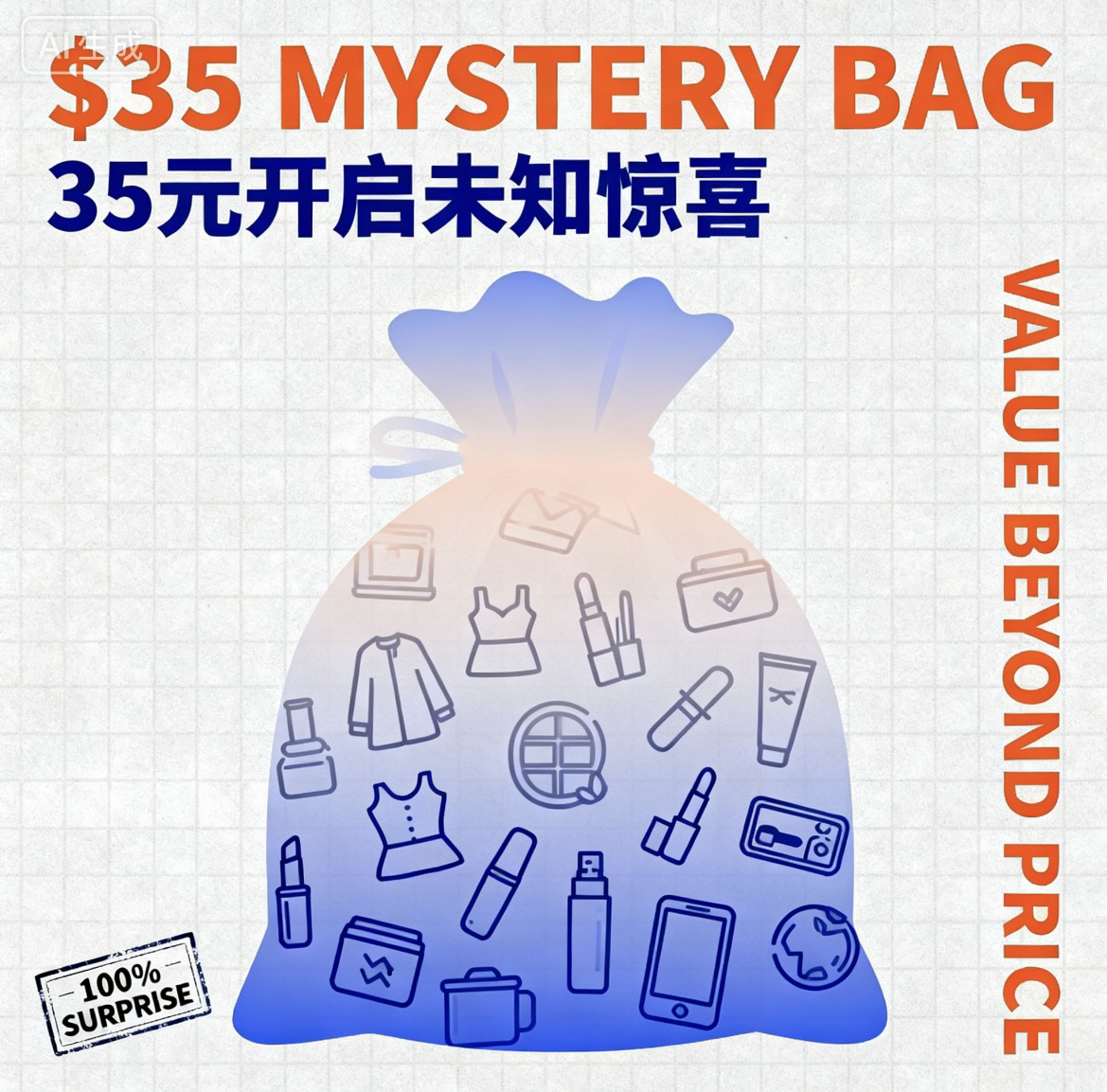 The lucky bag contains an item