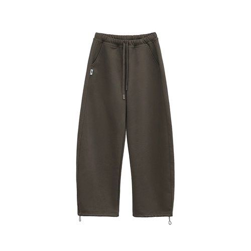 Красота 伢 Fuzzykon Bike Edition Весенние и осенние перекачки Strikes Sports Leisure Широкие банановые брюки черные/серые/коричневые