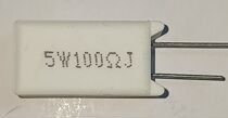 5W vertical cement resistance 5W100 Euro Accuracy 5% 100R 50R 5 1RJ wire winding high power ceramic resistance
