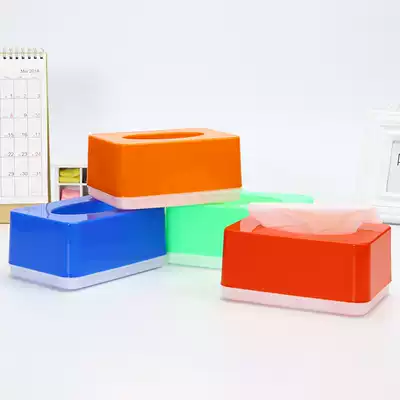 Advertising tissue box custom plastic toilet paper box custom promotional gift dining room hotel napkin box logo printing