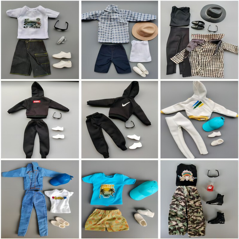 1/6 Scale Prince Male Doll Clothes and Pants for Action Figures 6inch