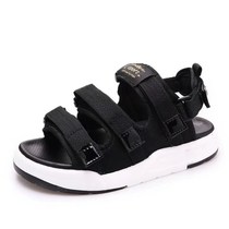 2018 summer personality sandals Korean version of Joker Men and women wear non-slip sandals new lovers sandals men tide