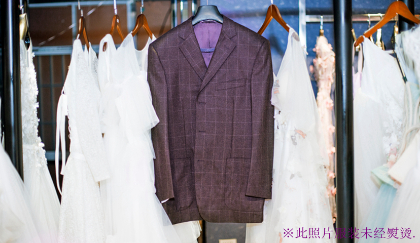I00% len nguyên chất Zhuangji thương hiệu cao cấp dòng váy cưới cao cấp mùa thu đông mùa đông nam phù hợp với bộ đồ áo vest dạ nam