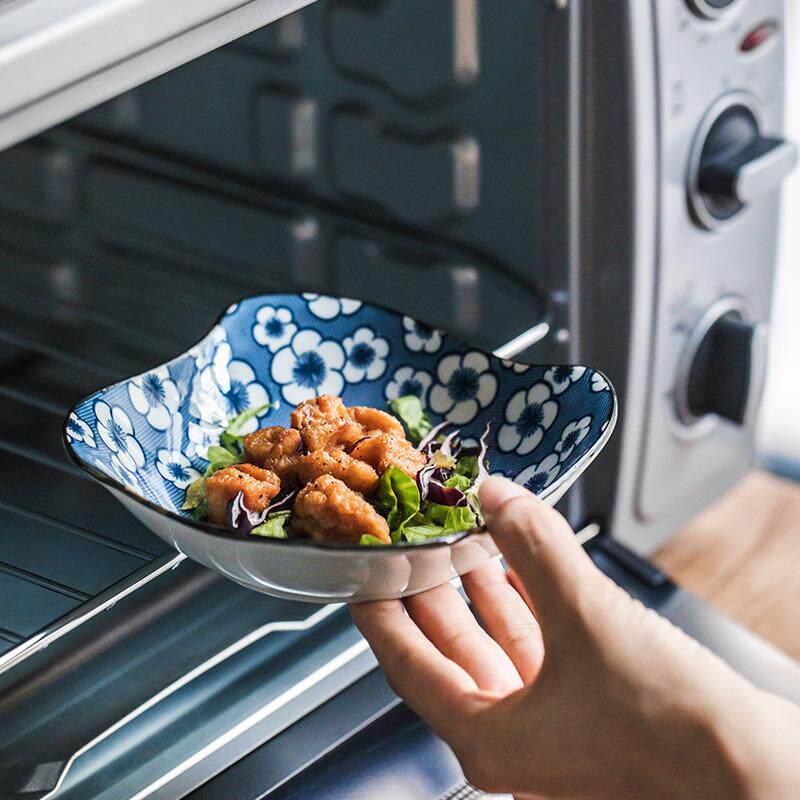 Creative Opposite Plate Soup Pan Festive Dinner Plate Windmill Shaped with minimalist ceramic cutlery Home Dinner Plate Fruit Tray Pan