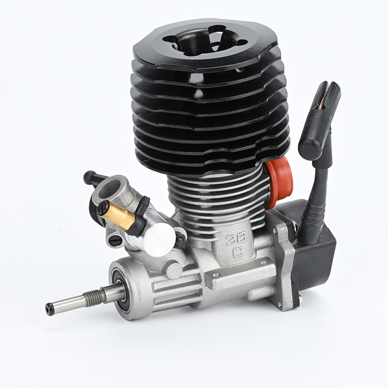 Rc Methanol Car Engine Taiwan Jihong Sh.28 Grade 4.57Cc 1/8 Fuel Sg Shaft Rear-Mounted Hand-Pull Engine