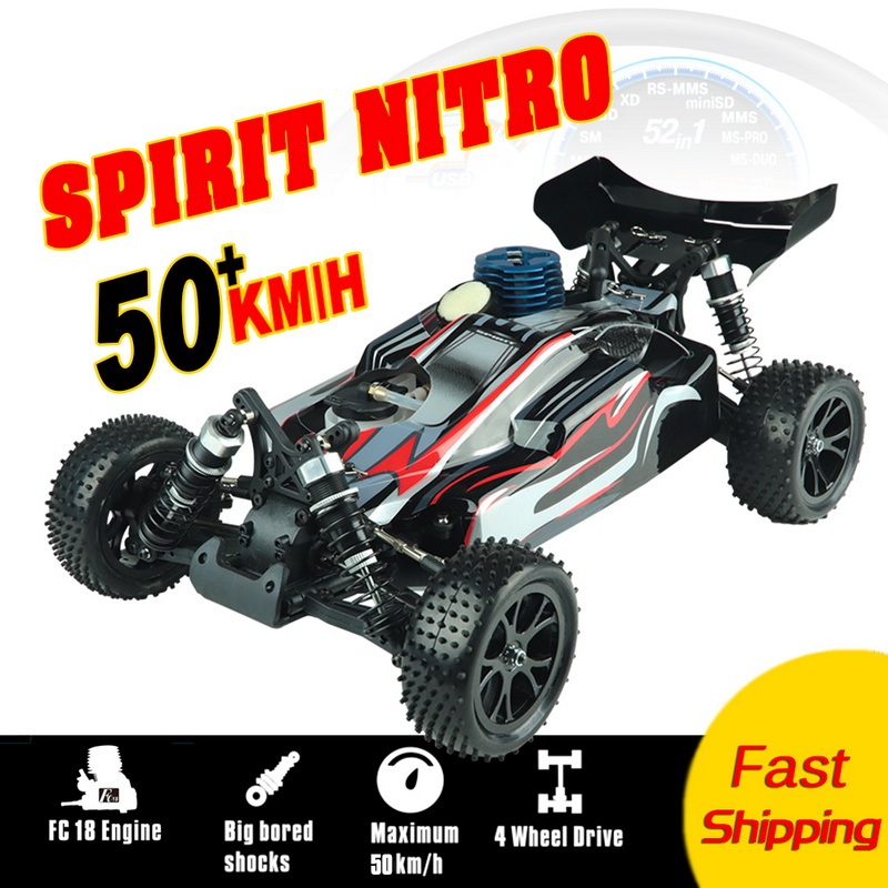 1/10 Methanol Fuel Off-Road Vehicle Vrx/ Ruizhihao Rh1006 Single-Speed Oil-Powered Rc Remote Control Model Car