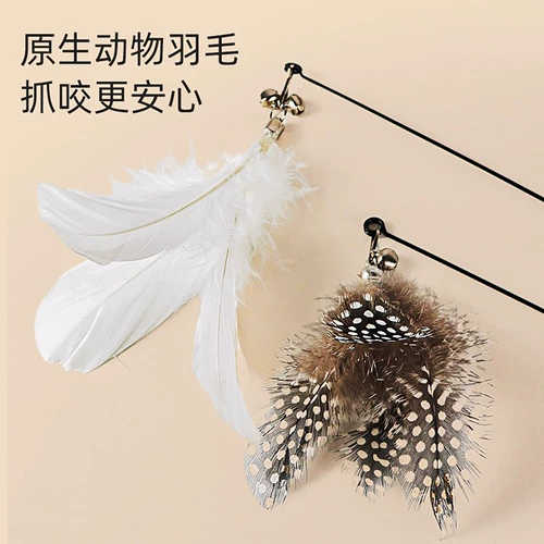 Продажи -Уровень дразнящий кошачьи палочки кошачьи перья с колокольчиками могут заменить головные стальные проволоки с длинными штоками.