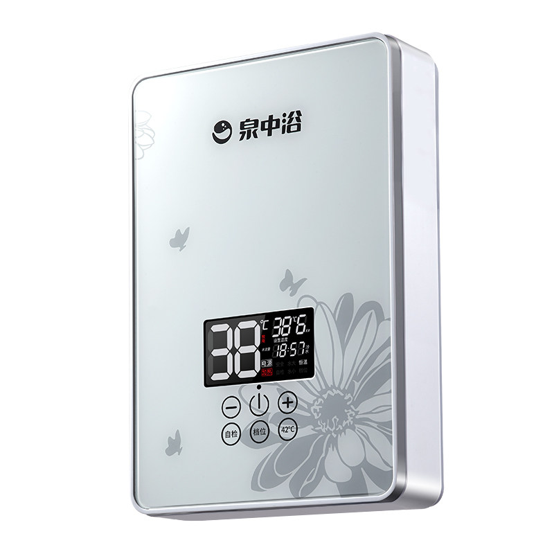 Spring bath instant electric water heater Household small bathroom  Energy-saving quick-heating constant temperature shower power-saving rental  room