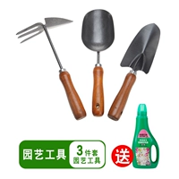 Деревянная ручка чугуна набор из трех -набор 1 (исключая треугольную лопату и три зубчатые грабли)