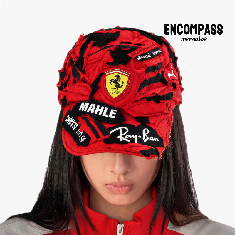 Remake Ferrari F1 Club Hamilton Leclerc Racing Suit Stitched Baseball Cap, Unisex Remake Ferrari F1 Club Hamilton Leclerc Racing Suit Stitched Baseball Cap, Unisex