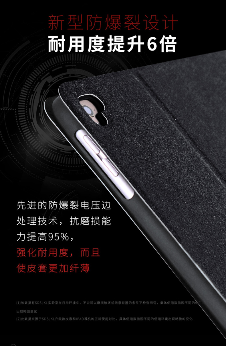 Millet phẳng 4plus vỏ bảo vệ 10,1 inch loại da lật lte thủy triều nam cá tính xung chống ngã pius mềm silicone bao gồm tất cả các khung bên bốn máy tính mipad net đỏ độc đoán sáng tạo - Phụ kiện máy tính bảng ốp lưng ipad gen 8
