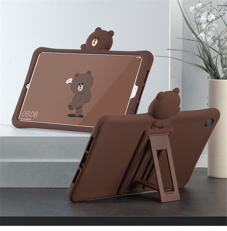 Millet phẳng 4 vỏ silicon Máy tính 8 inch pad4 màn hình nhỏ chống vỡ vỏ đơn giản bao gồm tất cả vỏ mềm m1806d9w vỏ da trẻ em mi bốn thế hệ vỏ hồng tám inch vỏ điện thoại di động trẻ em - Phụ kiện máy tính bảng ốp lưng ipad air