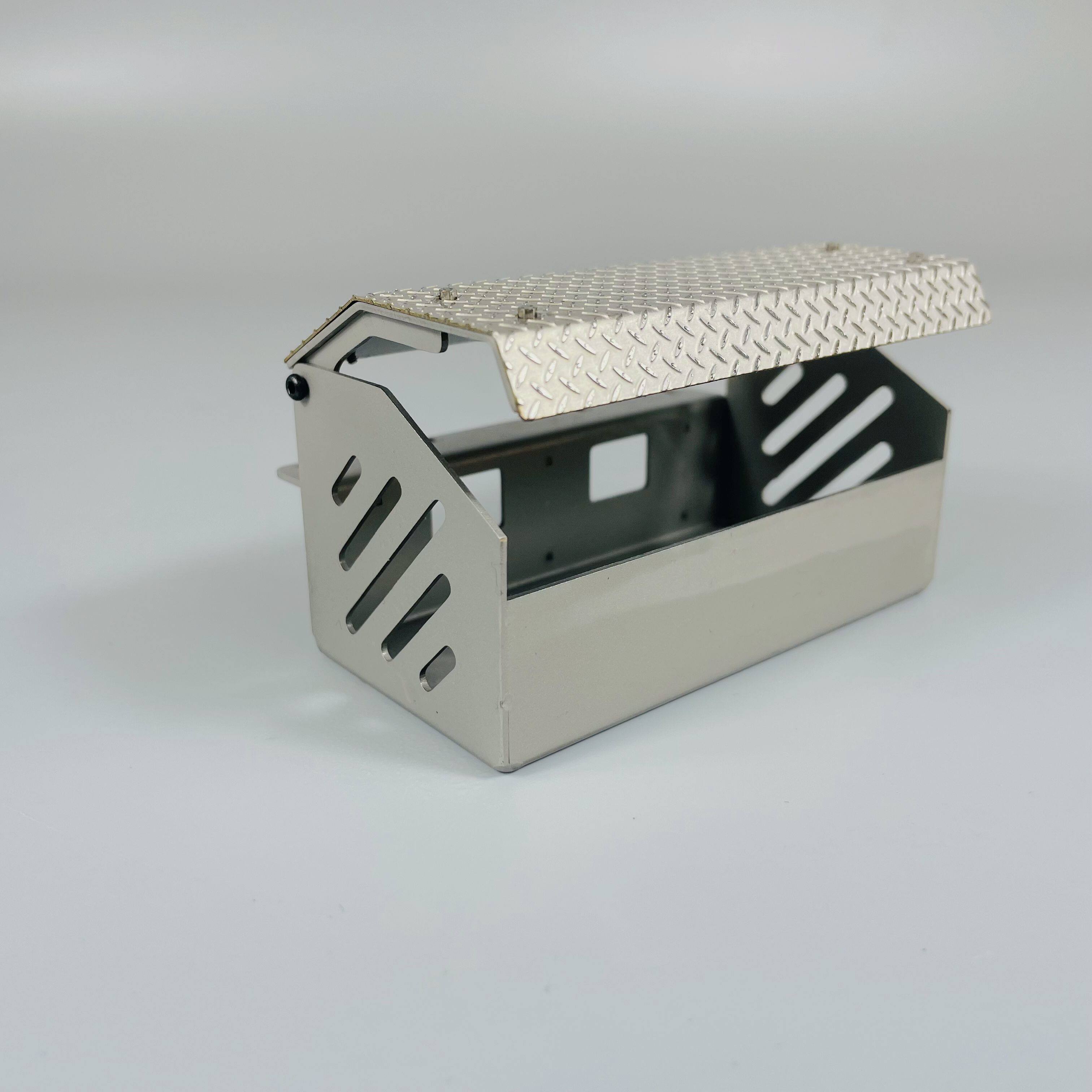 1/14 Für Tamiya Traktor Kopf Schlammpfanne Simulations-Metallverkabelung Werkzeugkasten DIY-Balken-Dekoration – Detail 11