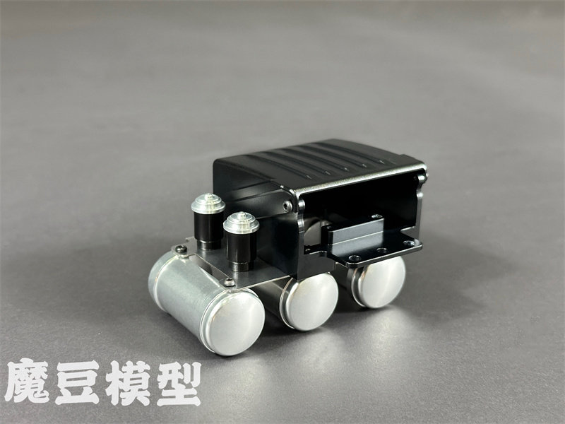 1/14 Für MAN Spezielle simulierte Batteriekasten aus Metall, bietet Platz für Servos, dekoratives Zubehör, MD-Modell aus Aluminiumlegierung – Detail 3
