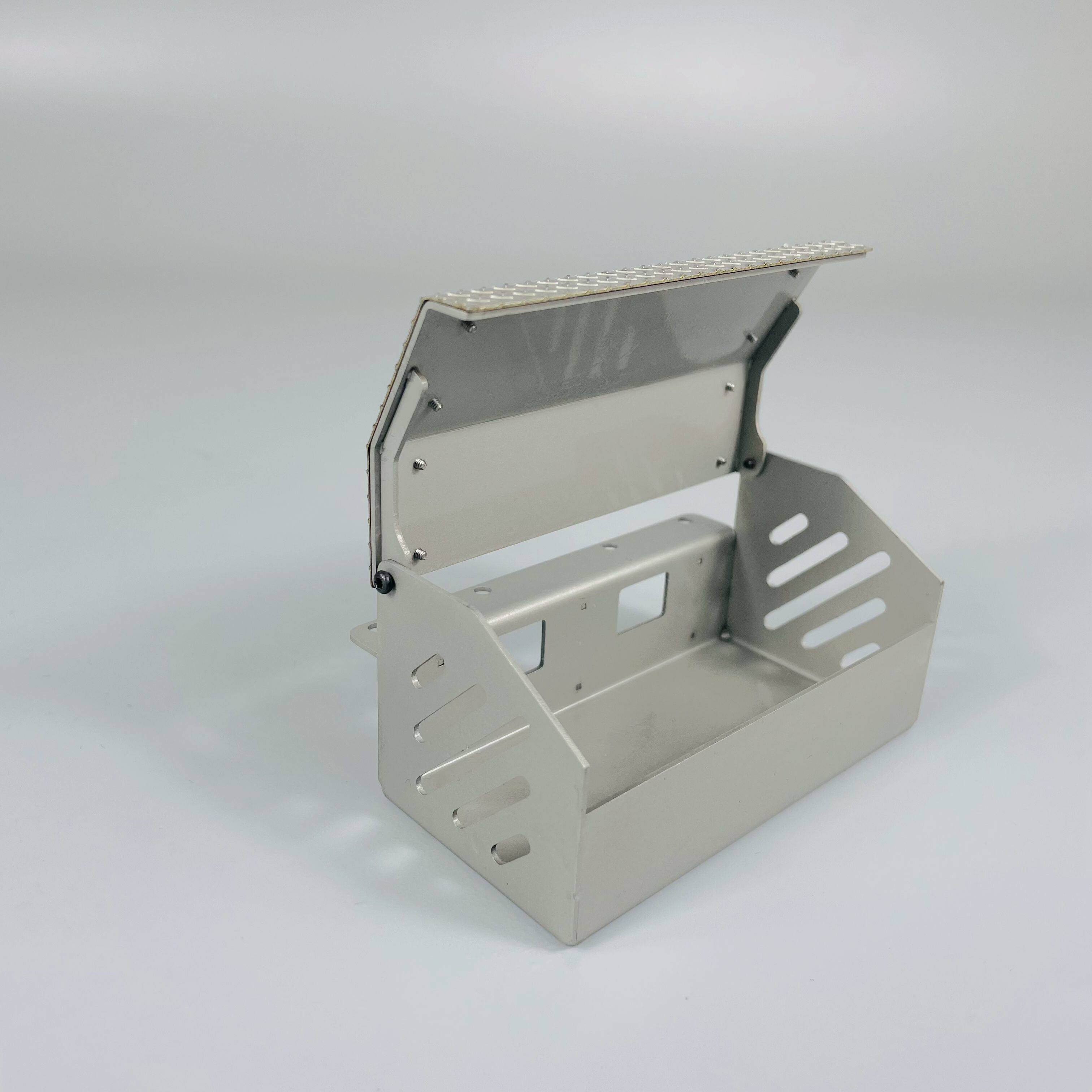 1/14 Für Tamiya Traktor Kopf Schlammpfanne Simulations-Metallverkabelung Werkzeugkasten DIY-Balken-Dekoration – Detail 12