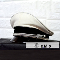 The captain recommends WW2 German M 32 type S ~ large brimmed hat uniform hat 100 can be installed with high-quality hat badge and wind belt