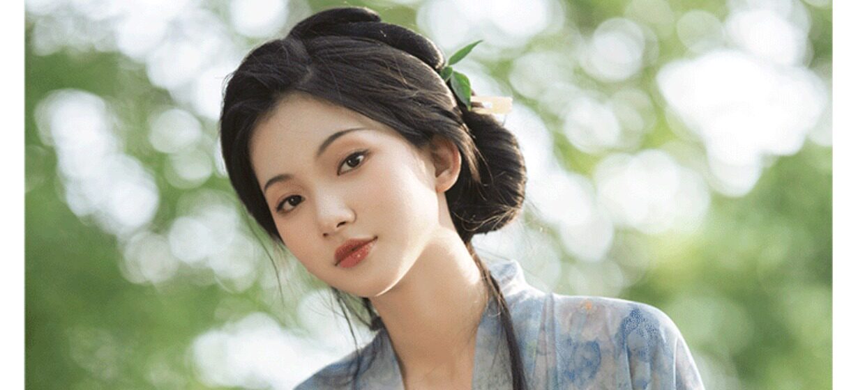 Китайцы одежда наборы 上雲樂 风定池 宋制汉服飞机袖两片裙旋裙日常原创国风女春夏现货