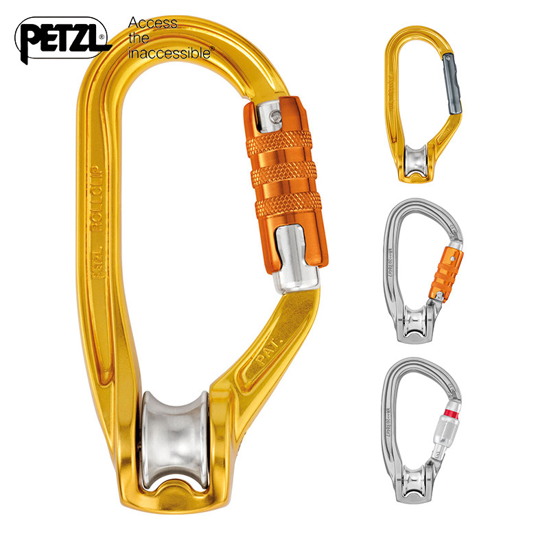 Скалолазание PETZL ROLLCLIP P74 P75 - высокоэффективный основной фиксатор шкива для скалолазания, ледолазания и спасательных работ в альпинизме