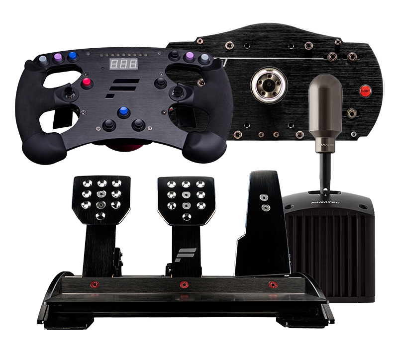 Fanatec chính hãng đầy đủ các thiết bị vô lăng tương tự thiết GAOX bộ đồ chơi game lái xe