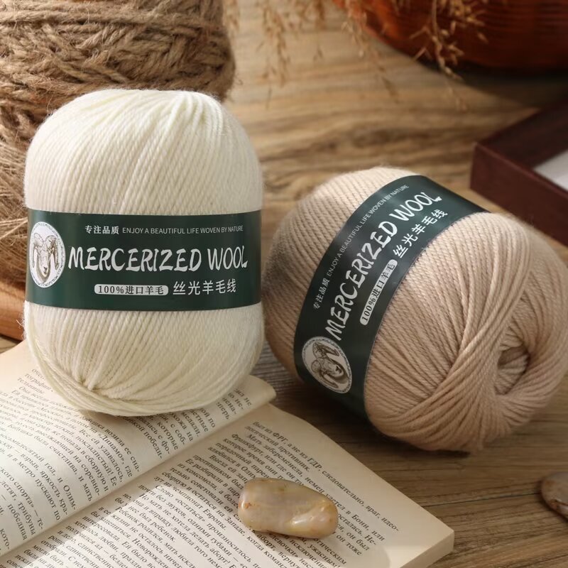 Pure Wool Yarn, Medium-Thick Yarn, 100% Wool Yarn, 290 Hand-Knitted Baby Sweater Coat Yarn, Scarf Knitting Cashmere Yarn Pure Wool Yarn, Medium-Thick Yarn, 100% Wool Yarn, 290 Hand-Knitted Baby Sweater Coat Yarn, Scarf Knitting Cashmere Yarn