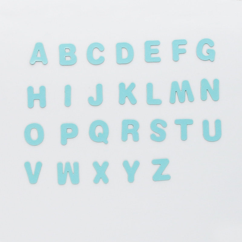 Magnetic lower case letter magnet English uppercase drawing board whiteboard blackboard digital sticker children early to teach letters to the fridge post