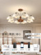 Cream style living room chandelier modern simple medieval style French eggshell 2026 new lighting fixtures whole house package combination