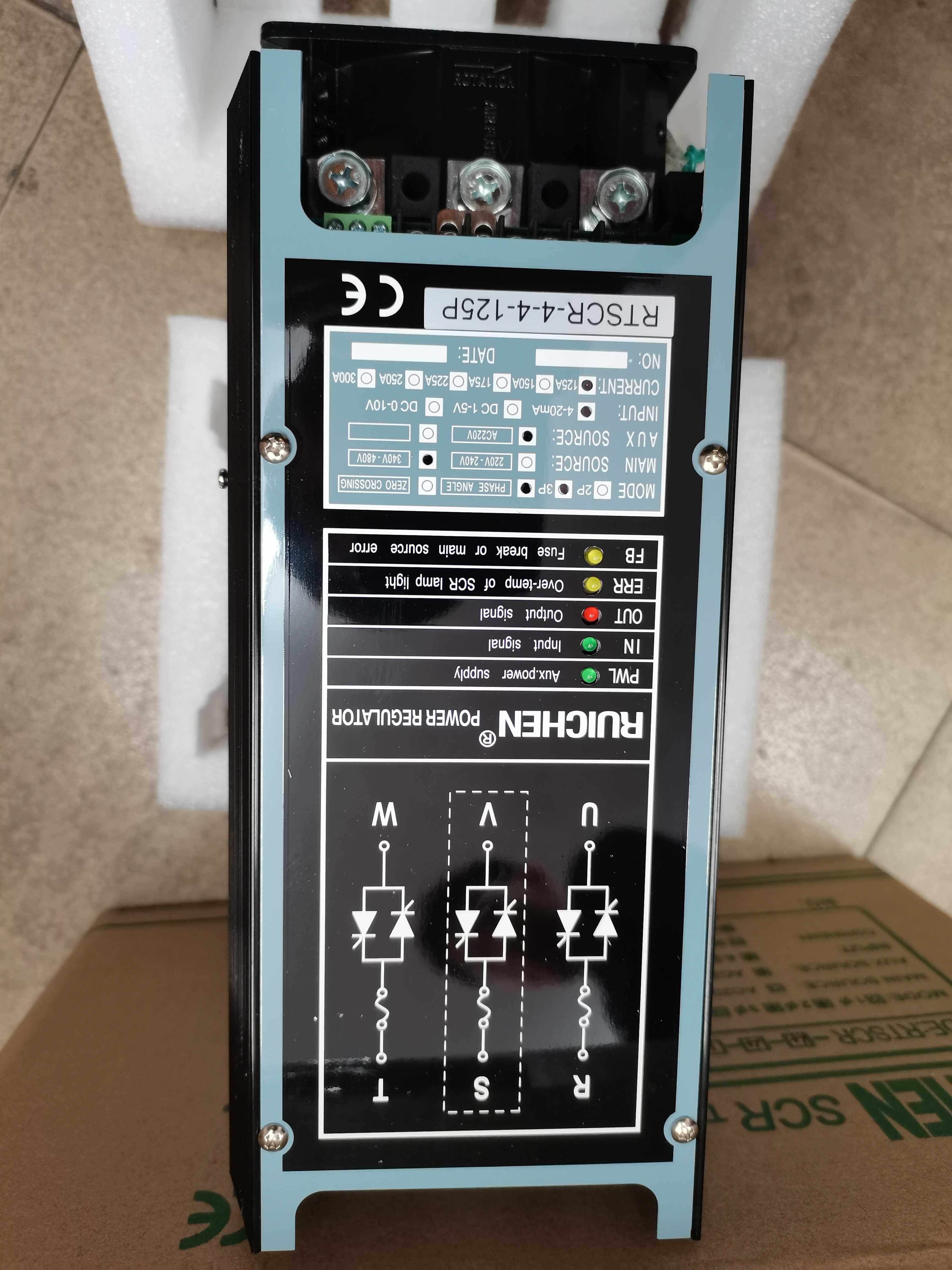 SCR RTSCR-4-4-125P RTSCR 125A RUICHEN Ruicheng power regulator three-phase