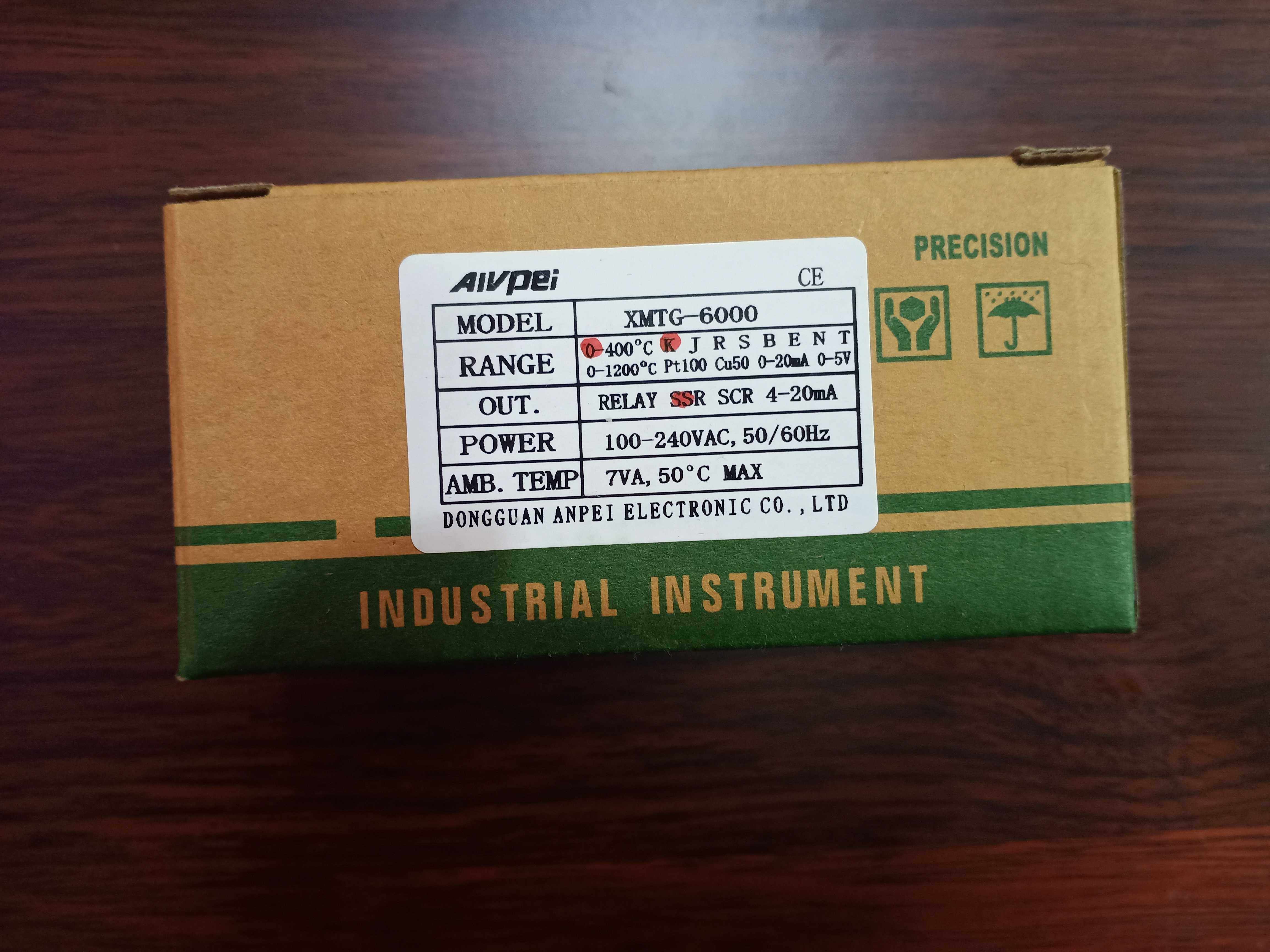 XMTG-6000 AIvpei SSR Solid State Voltage Output K 400 degree Ampere ANPEI Thermostat