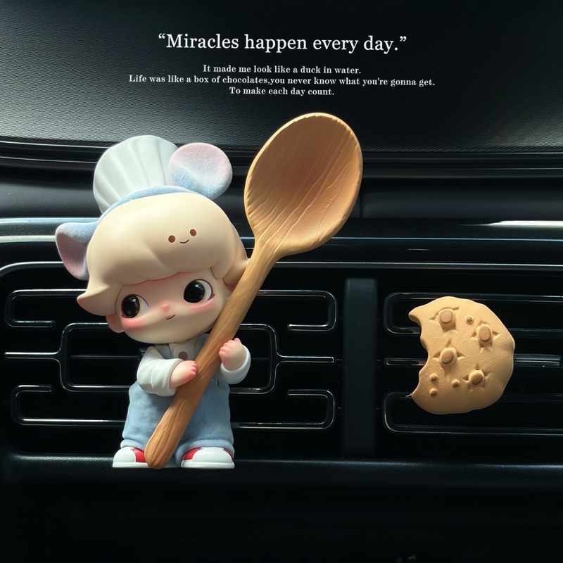 Authentic Pop Mart Dimoo Toy Story Cute Car Air Freshener for Vent, Light Fragrance, Odor Removal, Gift