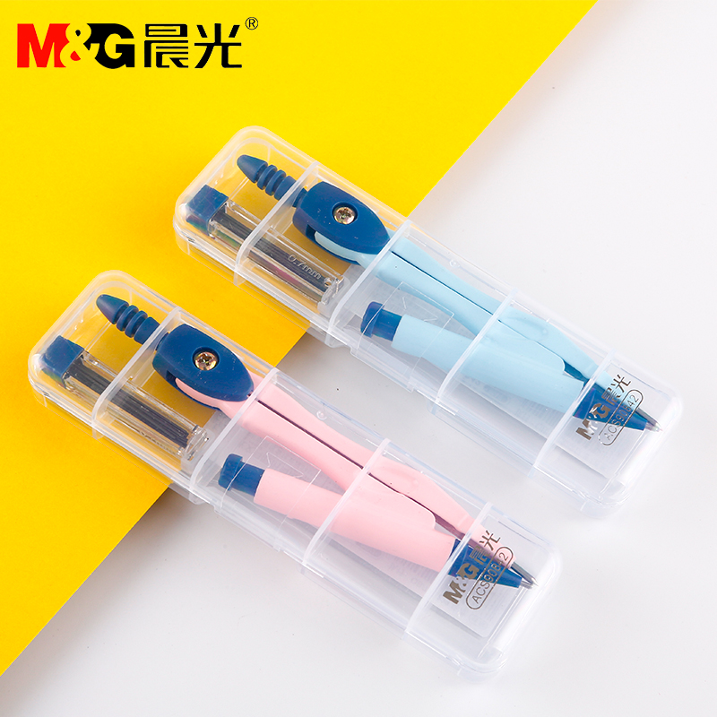 Chenguang Stationery ACS90842 Compass Minimalist Comes with Lead Core Practical Drawing Tools Drawing Circles Stationery School Supplies