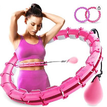 Intelligent hula hoop Douyin same style lazy slim waist removable fixed non-falling enamel soft ball for children and adults