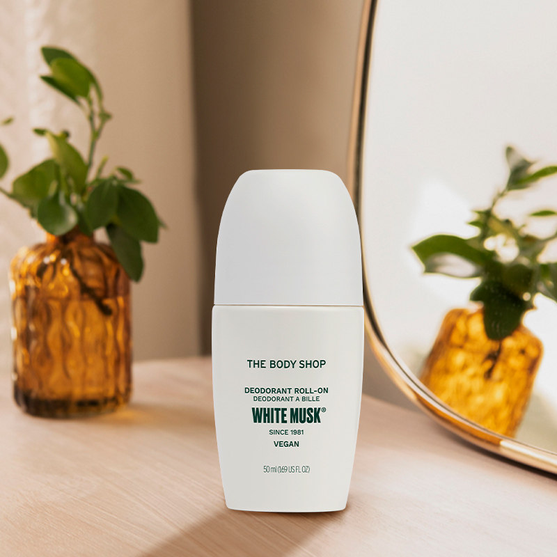 【新品】thebodyshop美体小铺白麝香止汗露清新干爽持久止汗剂 新品白实拍商品图