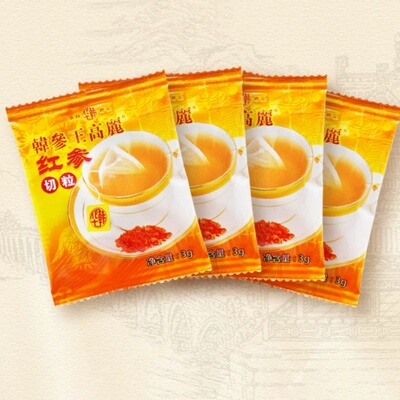 华韩骏龙红参粒六年根