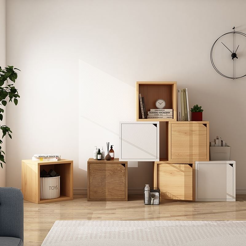 Combination chequered door for room with low cabinet classroom Toys room Toy Room Containing Cabinet Plush Kids Balcony Placed under stairs Lower cabinet