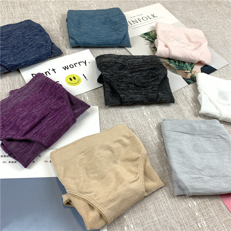 Foreign trade original clearing out JK sports quick-drying briefs ladies seamless one double bottom gear breathable small inner