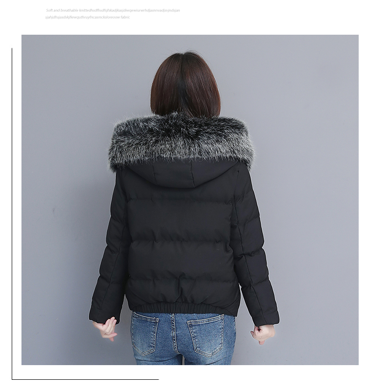 VK旗艦店 韓國風棉服女短款簡約時尚棉衣長袖單品外套