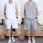 Xuanyuan Nike Tai mùa hè không tay phù hợp với thể thao vest vest nam vai cotton thấm hút mồ hôi quần áo bóng rổ để tăng - Lót áo ba lỗ