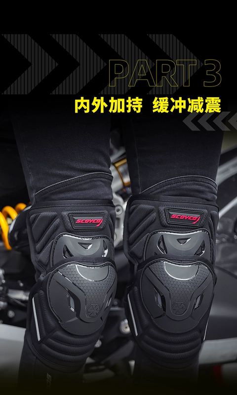 Miếng đệm đầu gối xe máy Saiyu dành cho nam đi xe máy chống lạnh mọi mùa, chắn gió và chống rơi Đồ bảo hộ thiết bị đi xe máy mùa xuân hè K46 aolikes bó gối