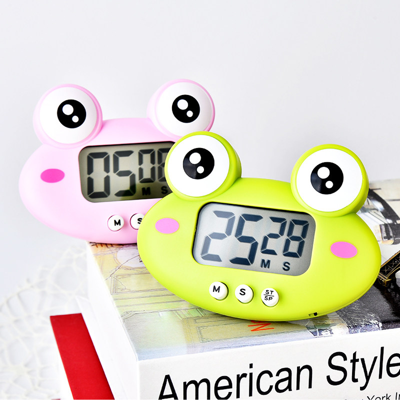 Kitchen timer timer reminder timer countdown Home cartoon timer Electronic digital display large screen timer switch