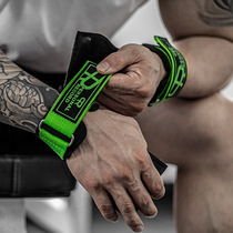 PR wheel elder brother palm support belt hard pull non-slip wrist fitness pull-up gloves professional training protective gear