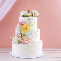 Three-layer cartoon crown Flower Net red 2021 new simulation model birthday plastic window sample customization