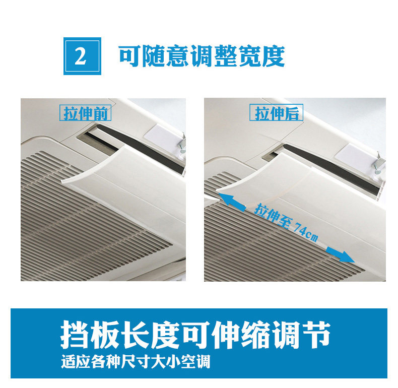 Cassette Airconditioning Air Baffle Ceiling Airconditioning Wind