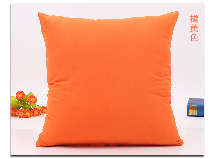 Sofa màu rắn ôm gối 45x45 gối đệm 50x50 vuông không có lõi gối tựa lưng lớn - Trở lại đệm / Bolsters bộ chăn gối văn phòng