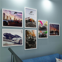 Extreme Racing Horizon 4 poster hanging painting racing sports car game bedroom dormitory decoration mural