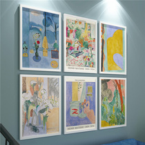 Matisse Fauvism painting modern minimalist dining room bedroom abstract figures Nordic style hanging painting living room decoration painting