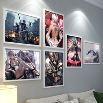 Anime Neil mechanical era poster hanging picture 2B little sister game Internet cafe decorative painting bedroom wall painting mural