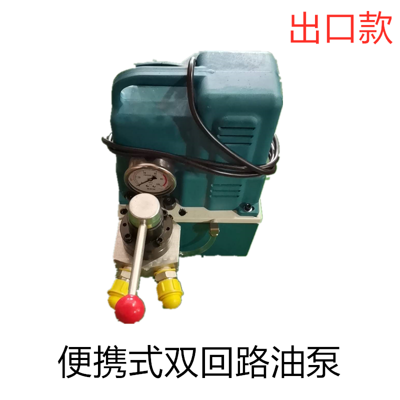 Electric hydraulic oil pump QQ-700 ultra high pressure hydraulic electric pump 220V portable light manual double loop